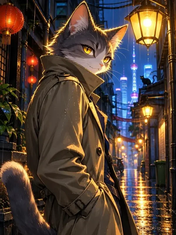 天台上的猫妖房东封面